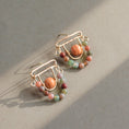 Load image into Gallery viewer, Multicolor Gemstones Stud Earrings - 14k Gold Filled Earrings