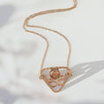Load image into Gallery viewer, 14k Gold Filled Necklace, Feldspar Quartz Necklace
