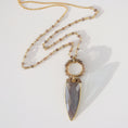 Load image into Gallery viewer, "Kayla" Chocolate Moonstone Necklace