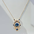 Load image into Gallery viewer, 14k Gold Filled Necklace, Lapis Lazuli Gemstone Necklace