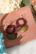 Load image into Gallery viewer, Purple Jade Earrings
