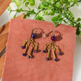 Load image into Gallery viewer, Purple Jade Earrings