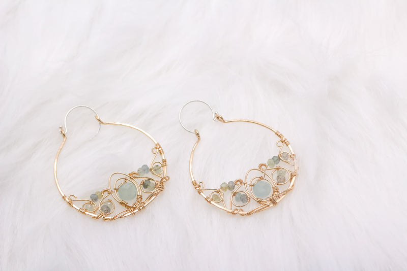 Gold Hoop Earrings, 14k Gold Filled Jewelry