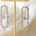 Load image into Gallery viewer, 14k Gold Filled Labradorite Earrings