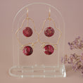 Load image into Gallery viewer, Pink Impression Jasper Earrings