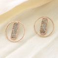 Load image into Gallery viewer, Labradorite Gemstone Earrings, 14k Gold Filled Post Earrings