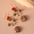 Load image into Gallery viewer, Red Jasper Gemstone Earrings