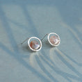 Load image into Gallery viewer, Feldspar Quartz Earrings - Sterling Silver