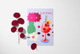 Load image into Gallery viewer, bohemian-cocktail-birthday-card - Illustrated Drink & Flowers