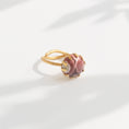 Load image into Gallery viewer, Fancy Jasper Brass Statement Ring, Adjustable, No. 08