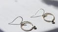 Load image into Gallery viewer, Handmade Sterling Silver Circle Earrings