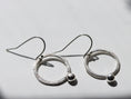 Load image into Gallery viewer, Handmade Sterling Silver Circle Earrings