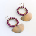 Load image into Gallery viewer, Purple Jade Earrings
