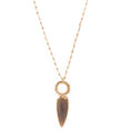 Load image into Gallery viewer, "Kayla" Chocolate Moonstone Necklace