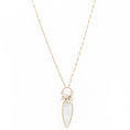 Load image into Gallery viewer, "Kayla" Rainbow Moonstone Necklace