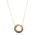 Load image into Gallery viewer, "Harmony" Gold Necklace - Tourmaline