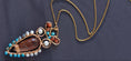 Load image into Gallery viewer, 14k Gold Filled Necklace, Turquoise Gemstone Necklace
