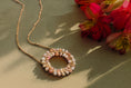 Load image into Gallery viewer, "Harmony" Gold Necklace - Pink Peruvian Opal
