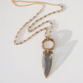 Load image into Gallery viewer, "Kayla" Chocolate Moonstone Necklace
