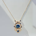 Load image into Gallery viewer, 14k Gold Filled Necklace, Lapis Lazuli Gemstone Necklace
