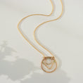 Load image into Gallery viewer, 14k Gold Filled Necklace, Gold Circle Pendant
