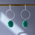 Load image into Gallery viewer, Turquoise Jasper Sterling Silver Earrings
