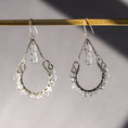 Load image into Gallery viewer, Crystal Quartz Sterling Silver Earrings
