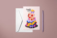 Load image into Gallery viewer, Bohemian Cake Birthday Card - Unique Illustrated Greeting
