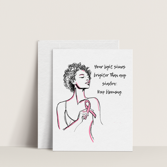 Breast Cancer Awareness Card | Inspirational Card for Women