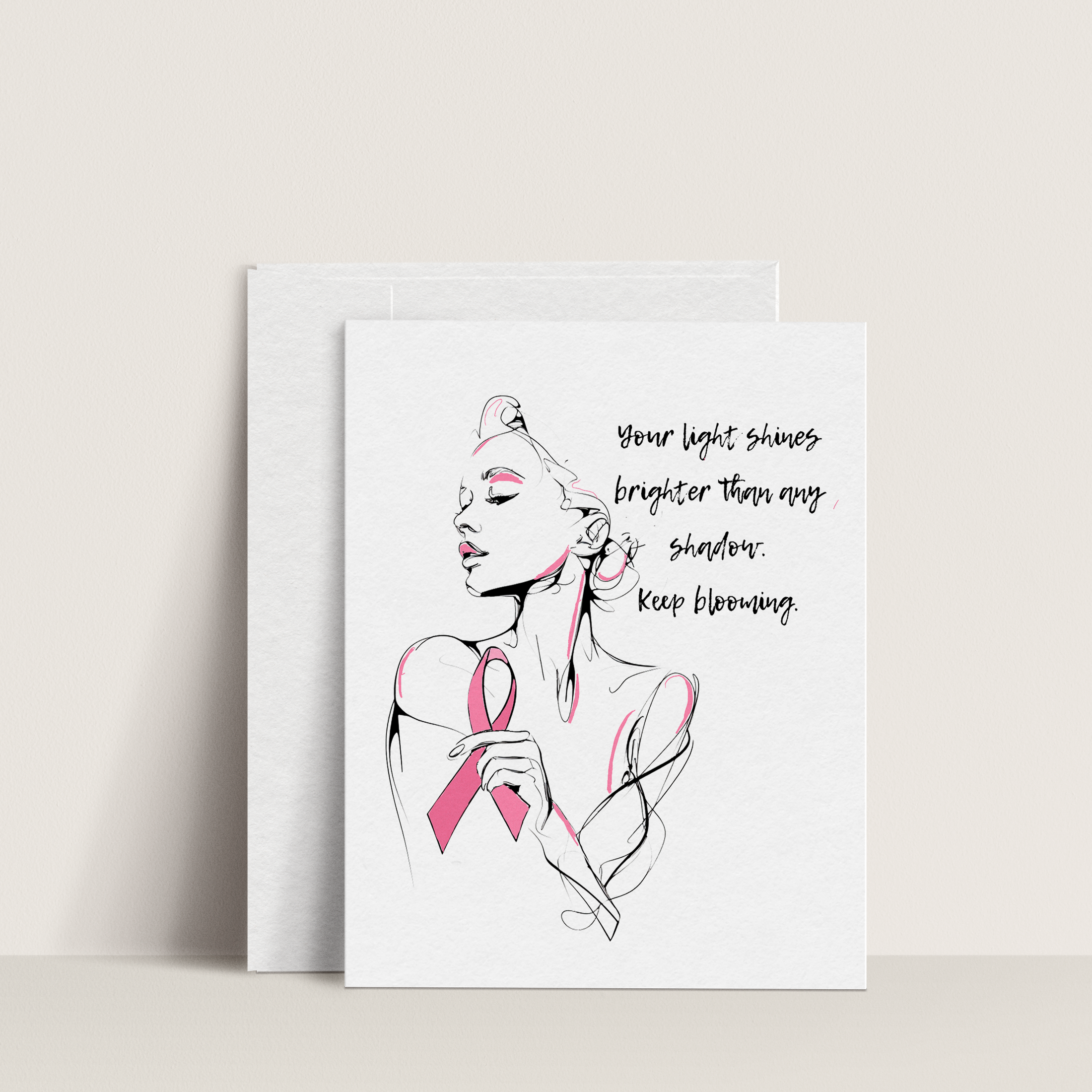 Breast Cancer Awareness Card | Support & Encouragement Card