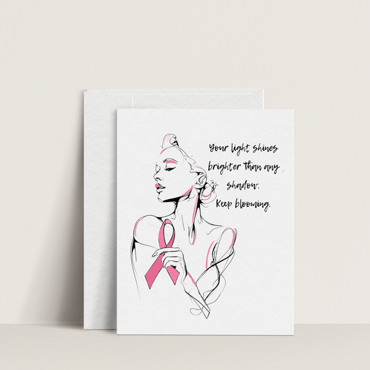Breast Cancer Awareness Card | Support & Encouragement Card