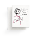 Load image into Gallery viewer, Breast Cancer Awareness Card | Inspirational Card for Women
