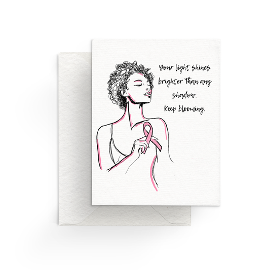 Breast Cancer Awareness Card | Inspirational Card for Women