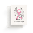 Load image into Gallery viewer, Survivor Card | Breast Cancer Awareness Card
