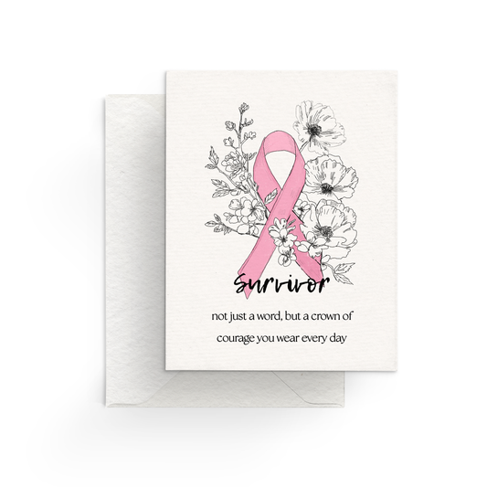 Survivor Card | Breast Cancer Awareness Card