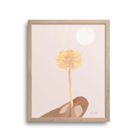  Close-up of a dandelion with seeds, symbolizing wishes and intentions.