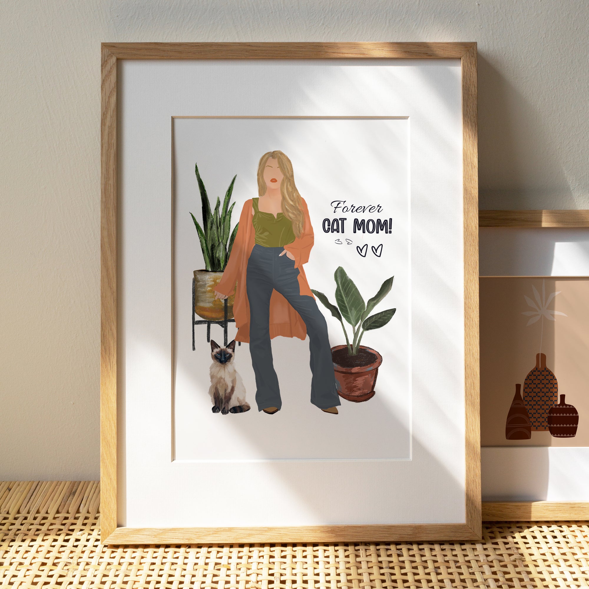 Forever Cat Lady Art Print