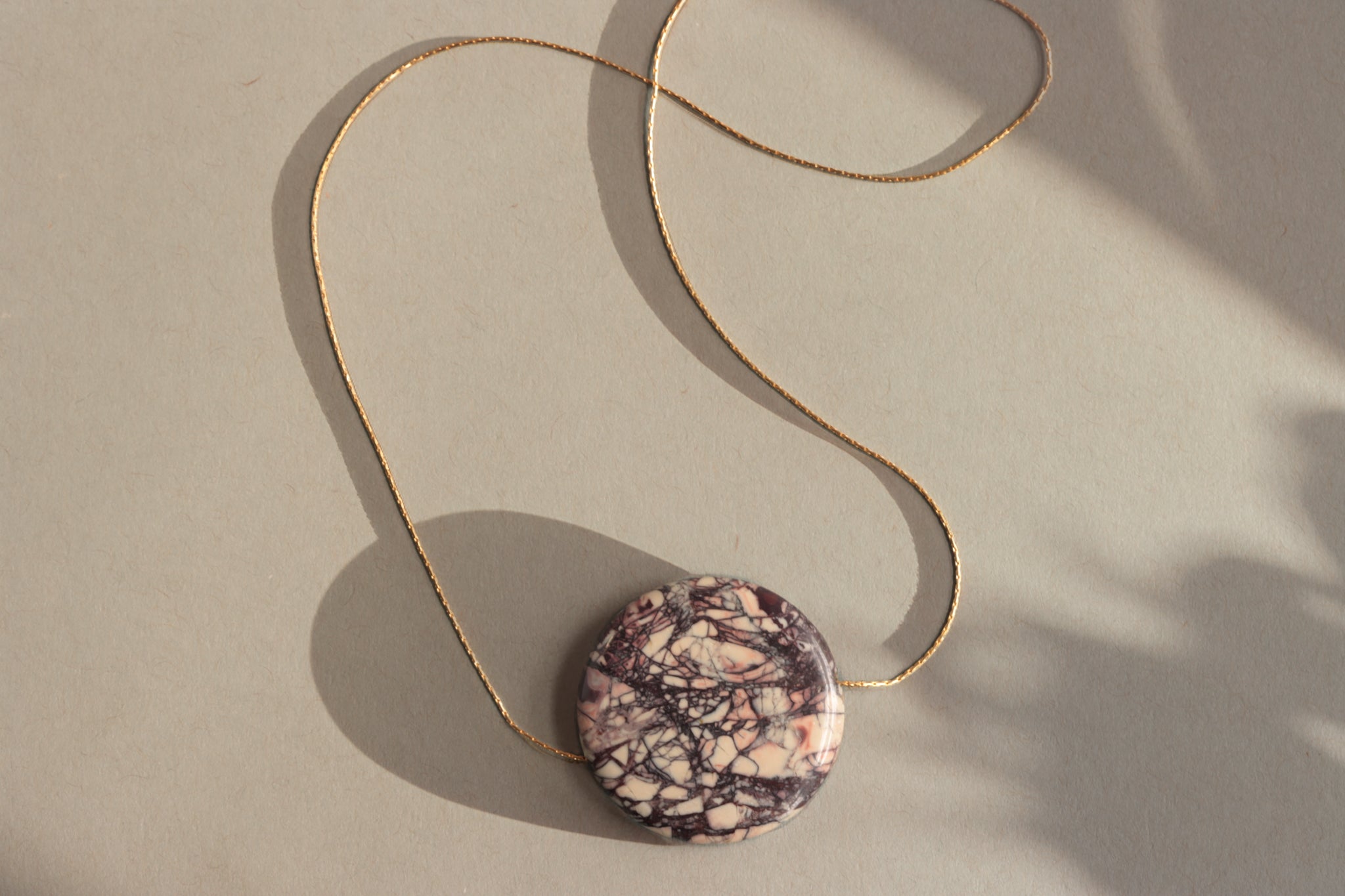 14K Gold Filled Jasper Necklace