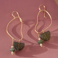 Load image into Gallery viewer, Green Aventurine Earrings, 14k Gold Filled Earrings
