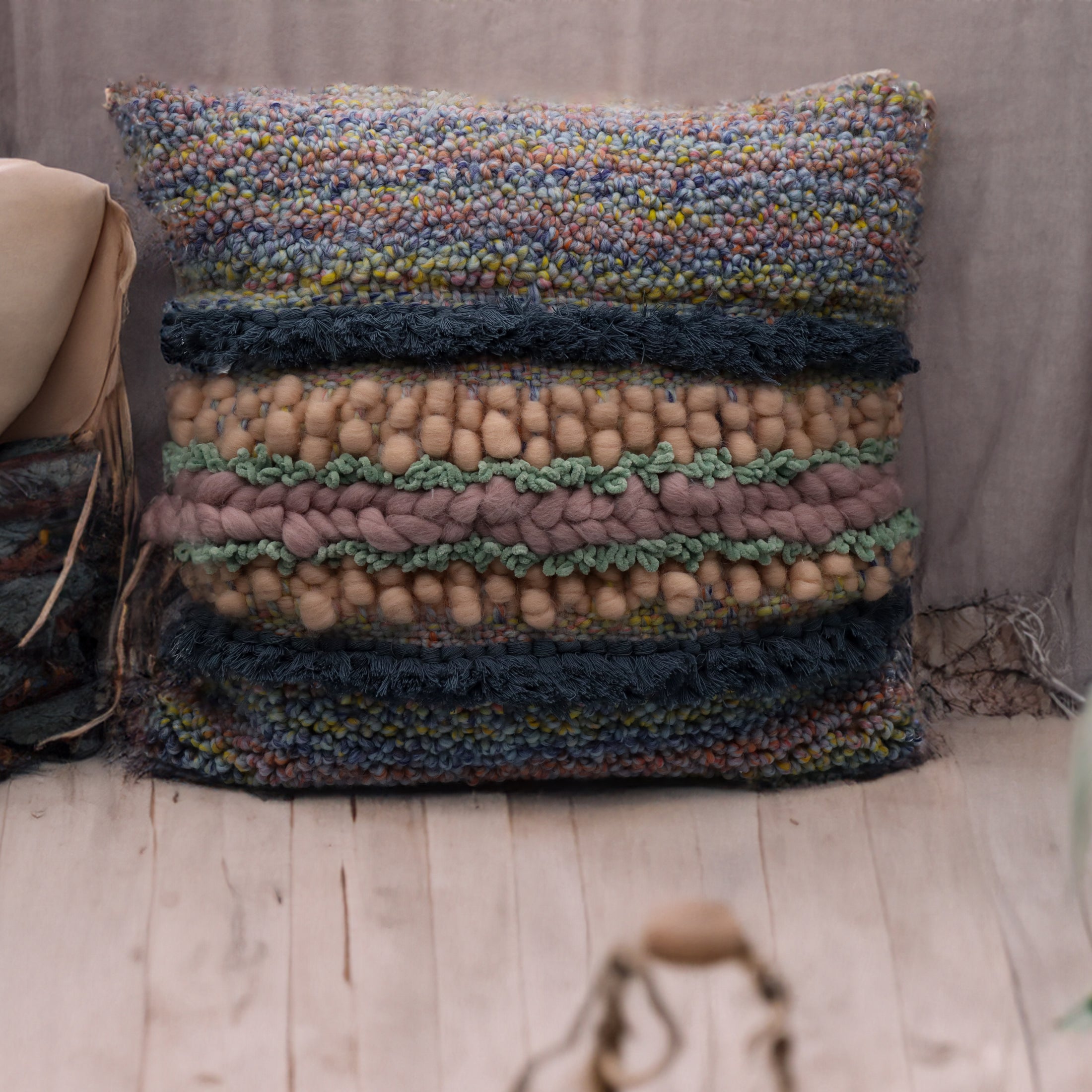 Handwoven Throw Pillow