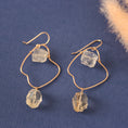 Load image into Gallery viewer, Crystal Quartz Earrings - 14k Gold Filled Earrings
