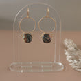 Load image into Gallery viewer, Jasper Earrings, 14k Gold Filed Earrings
