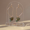 Load image into Gallery viewer, Green Aventurine Earrings, 14k Gold Filled Earrings
