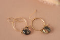 Load image into Gallery viewer, Jasper Earrings, 14k Gold Filed Earrings
