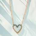 Load image into Gallery viewer, Multi Color Beryl Heart Necklace
