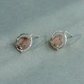 Load image into Gallery viewer, Feldspar Quartz Earrings - Sterling Silver
