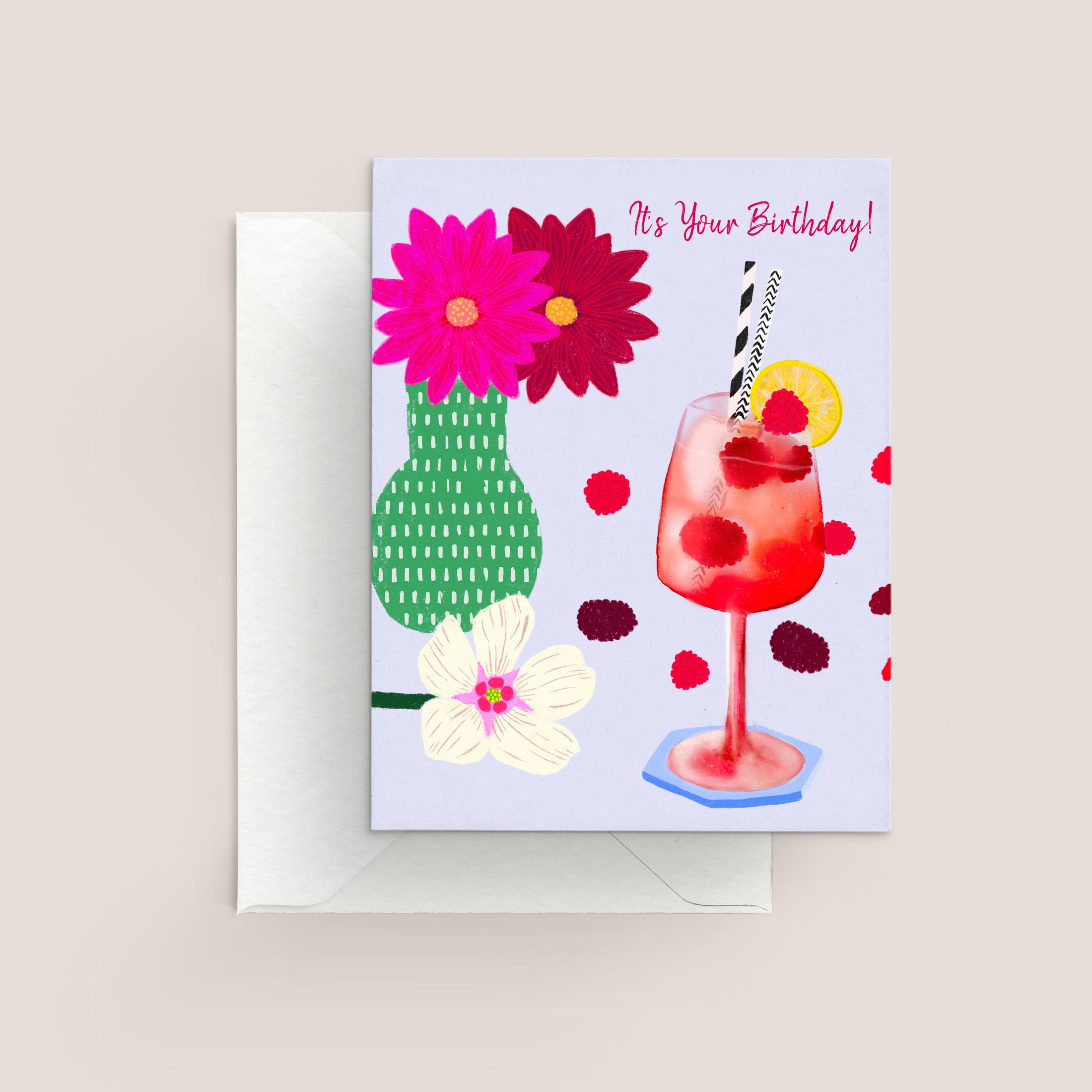 It's Your Birthday - Cocktail Birthday Card