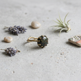 Load image into Gallery viewer, Fancy Jasper Brass Statement Ring, Adjustable, 11mm, No. 03
