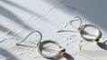 Load image into Gallery viewer, Handmade Sterling Silver Circle Earrings
