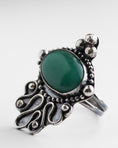 Load image into Gallery viewer, handmade ring, green aventurine ring
